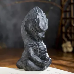 Loong Statue Animal Stone Figurine Mascot Dragon Sculpture Office Home Decoration Table Accessorie Originality Creative Crafts 240508