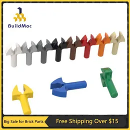 Altri giocattoli 10pcs MOC Part 48729 bar 1L con artiglio meccanico di tipo morsetto compatibile con blocchi fai -da -te bloccanti di costruzione per bambini