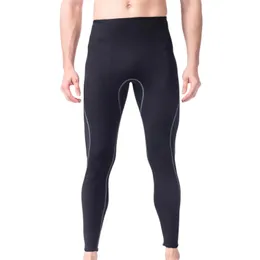 Pantaloni da muta in neoprene nera da uomo 3 mm surlatura immersioni surlatura da nuoto pantaloni caldi leggings strettali 240507 240507