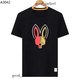 Psyco Bunny Shirt Summer Casual T Shirt Mens Womens Skeleton Rabbit 2024 Design Multi Style Men Shirt Fashion Designer Par Short Sleeve Man Tops Psychol Bunny 922