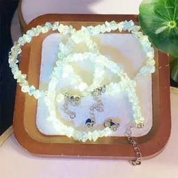 Decorative Figurines Natural Herkimer Diamond Bracelet Gemstone Reiki Healing Jewelry Energy Crystal Holiday Gift 1pcs