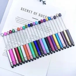 Creative Live Multi-color Touch Screen Beaded Pen Cute Style Diy Ballpoint Gradient Busin Gift Advertising