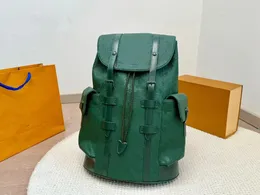 2024 Nowy luksusowy projekt mody unisex plecak materiał skórzany Podróż niezbędna duża pojemność praktyczna torebka z całego meczu