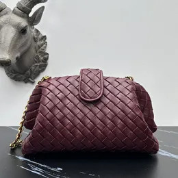 Designer Bag Teen Clutch With Chain Handbag intrecciato Cross body Zip closure handbags Plain lether Knitting With BOX