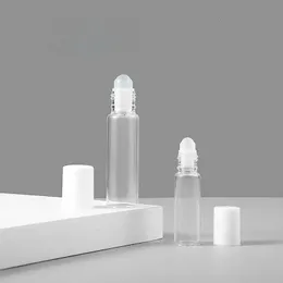 5 ml Glasballflasche Go Perlen Kosmetik -Trennung feines Öl Augencreme Rollen auf Probe 10 ml Test Essentielle Fläschchen separates Parfüm 240510