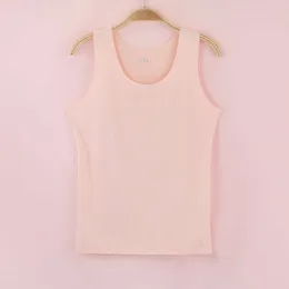 Neue Designertanks Tops Mode Frauen Kleidung dünne Eis nahtlose Weste Frauen Sommermilch Seide rundes Halsboden Hemd Hemd