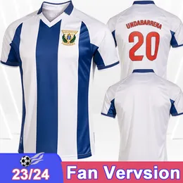 23 24 24 Leganes Mens Soccer Jerseys Nyom Omeruo Josema Sergio G. Raba Untabarrena Jorge Miramon Cisse Lalo Home Football Shirt Dorosły Mundury