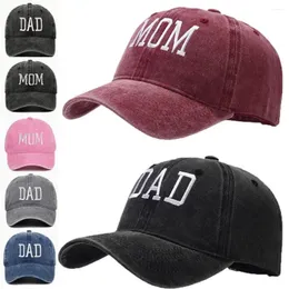 Ballkappen verstellbare Papa Mama Stickerei Baseball Männer Frauen Visoren HipHop Hats Vintage Distressed Faded Cap