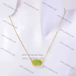 kendrascott necklace Jewelry Kendras Scotts Necklace Natural Stone 12 Birthstone Necklace Stainless Necklace Crystal Necklace Luxury Women Designer Gift 6c7