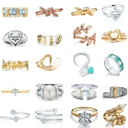 2023 Nuovo Desginer Ring Tiffanyjewelry Ring Women Bracciale Bracciale Fashi