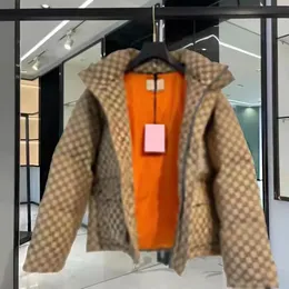 Designer maschile parka, giacca da donna, con cappuccio, lussuoso, casual, all'aperto, caldo invernale, addensato, con cerniera, giacca marrone kaki, giacca da uomo