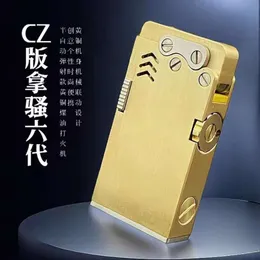 Zhurong Nassau 6 -го поколения CZ Edition Edition Kerosene Lighter Press Extect Extural Collection