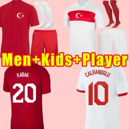 2024 2025ターキーナショナルサッカージャージ25 24フットボールチームユニフォームシャツSoyuncu Calhanoglu Selcuk Nam Cenk Tosun Arda Calhanoglu Yazici Burak Men Kits Kits