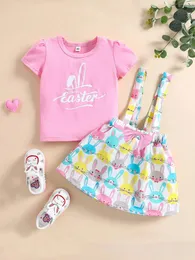 Set di abbigliamento per bambini "Happy Pasqua" Stampa Summer Set Sum