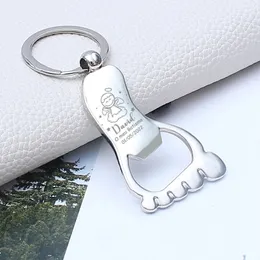 15pcs kişiselleştirilmiş ayak şeklindeki şişe açıcı anahtar zincirleri bebek vaftiz partisi lehine özel isim vaftiz vaftiz anlık zincir hediye misafir 240514