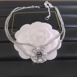 20style designer requintado colar de pérolas cheia de diamante banhado 18k colar de pingente de pingente de pingente de pingente para gargantilha jóias de luxo para mulheres dos namorados do dia dos namorados presentes