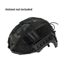 1pcs Taktische Helmabdeckung für schnelle MH PJ BJ Helm Airsoft Paintball Army Helm Cover Militärzubehör Radsport 240516