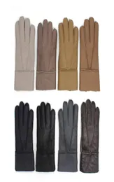Uomini classici nuovi guanti in pelle 100 guanti di lana di alta qualità in più colori 5764857