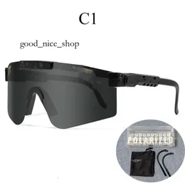 Pitvipers Oryginalne sport Google TR90 Spolaryzowane okulary przeciwsłoneczne dla mężczyzn/kobiet na zewnątrz wiatrowoodporne okulary 100% UV Mirrored Lens Prezent 6013