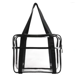أكياس التخزين 1pcs شفافة مضاد للماء PVC Cosmestic Makeup Bagous Wating Portable Travel Bag Bag Baginer