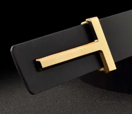 Cinture di alta qualità forma formale in cintura nera men039s Fashion T lettera Designer Belt Luxury Designer Leatine Belt a cintura T220929978036