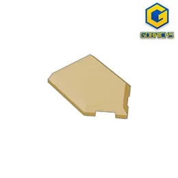 Altri giocattoli Gobricks 10pcs MOC Part 22385 piastrelle in ceramica Speciale 2 X 3 Pentagonali Compatibile Assemblaggio di mattoni fai -da -te Blocco Blocco Blocco Blocco Bambini Bambini