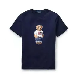 Polos urso camiseta por atacado de alta qualidade urso de algodão camiseta curta camiseta camisetas EUA bddc