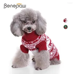 Odzież dla psów Benepaw ciepły świąteczny sweter Przytulny dzianin skoczek zwierzak