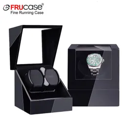 FRUCASE Multicolor Watch Winder für automatische Uhr Uhren -Uhr -USB -Kabel mit Akku Option 10/20 240511