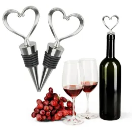 Tappa bottiglia di vino cuore/palla a forma di bevanda di vino rosso bevanda champagne bomboniere di nozze di natale per gli amanti del vino 0516