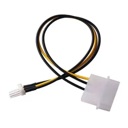 CPU Chasis Case Fan Power Connector Cable Adapter per cavo Adattatore professionale Molex a 4 pin a 3 pin