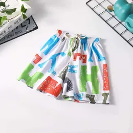 Shorts Summer Boys Clothing Childrens and Girls Letter Impresso shorts soltos Crianças Crianças Casual Casual Roupging Rous