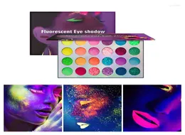 Eye Shadow 24 Färger Lysande ögonskugga Makeup -paljetter för TMAquillagehe Dark Maquillaje Facial Glow Whole4611493