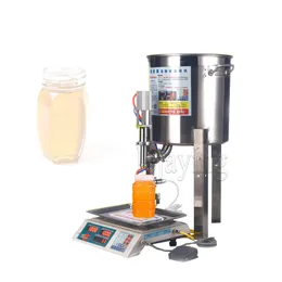 多機能ガラスボトル蜂蜜充填機市販の粘度液体ジュース定量フィラー