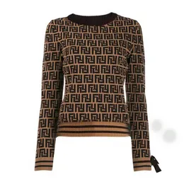 セーターデザイナーセーター女性プルオーバーラウンドネックセーター高度なバージョントレンディ服女性高級デザイナー長袖服プルオーバーシャ​​ツ