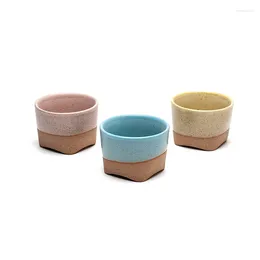 Tekoppar keramik tekopp 80 ml ugn transformation stoare japansk stil drickware keramik kopp set tasse för