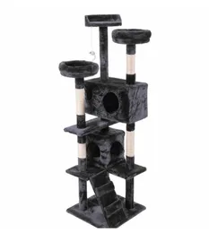 60quot Cat Tree Tower الأثاث الأثاث الخدش Pet Ki Qyllxo Packing20105548321