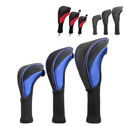 3PCSSET Golf Club Head Covers The Wood Driver Protect Headcover 135 Фарва -аксессуары головного покрытия 240515