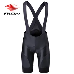 Rion Men Rowers Shorts Rower Mountain MTB BIB RACKSS Rowerowe odzież 3D Wyściełane kieszenie odblaskowe
