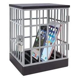 Bordkontor Gadget Storage Organizer Organisador Cosmetic Organizer Mobiltelefon Fängelscell Prison Lås upp Safe Smartphone Home
