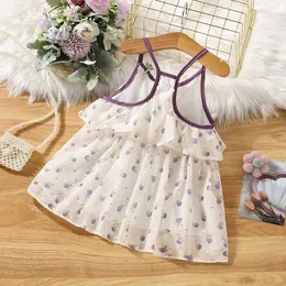 Платья для девочек лето новое платье для девочки сладкое платье принцессы. Повышение цветочной вышив