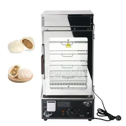 1.2KW Electric Food Steamer Commercial Steamed Stuffed Bun Steam Machine Stainless Steel Food Warmer Cabinet
