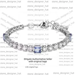 Swarovski Bracelet Designer Women Top Quality Bangle New Matrix Tennis Series Bracelet With Swallow Elements Crystal Full Diamond For 08bd