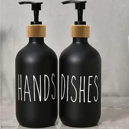 Liquid Soap Dispenser Simple Set содержит черный шампунь для ванной комнаты