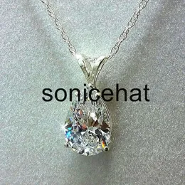 Pendant Necklaces Luxury Designer Pendant Necklace Womens Mens Diamond-set Betrothal Pear-shaped Zircon Premium Brand Jewelry Wedding Water Drop Party 2022