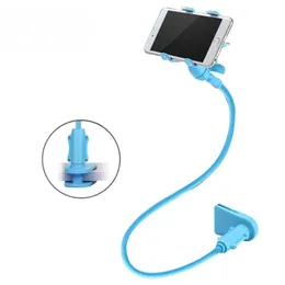 Universal Lazy Holder Arm Flexible Mobile Phone Stand Stents Holder Bed Desk Table Clip Gooseneck Bracket for Phone Muti Colors