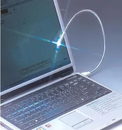 10pcs مصباح LAMP توفير الطاقة المرنة LED مشرق USB Snake Mini Light Notebook PC PC Night Reading Light1999226