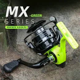 Fishmx Fishing Reel Full Metal Spool Grip água salgada Água doce Adequada para qualquer espécie de peixe Spinning ratil 240508