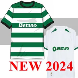 Sporting CP 24 25 Lisboa soccer jerseys 23 24 Cup Winners' Cup Vietto 2024 Sporting Clube de football shirt men kids kit maillot jersey home blue