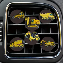 Inne części Koparka 12 kreskówek klips wentylacyjny samochodu do biura do domu na odżywkę Dostawa OTCI8